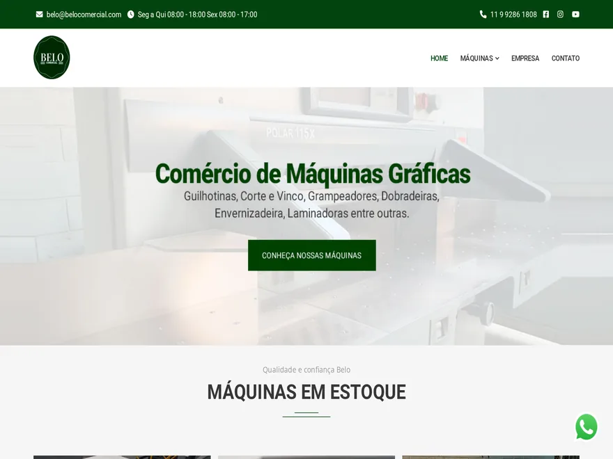 Site da Belo Comercial